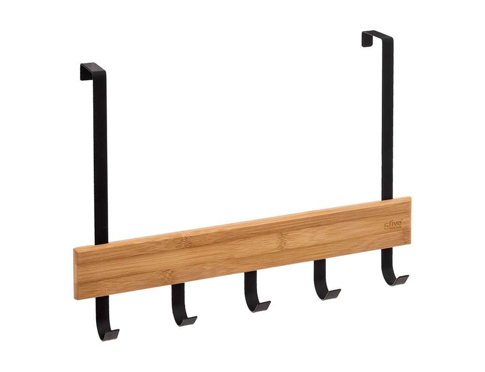 ΚΡΕΜΆΣΤΡΕΣ & ΚΑΛΌΓΕΡΟΙ DOOR TOWEL HOLDER NATUREO BL 174732B  