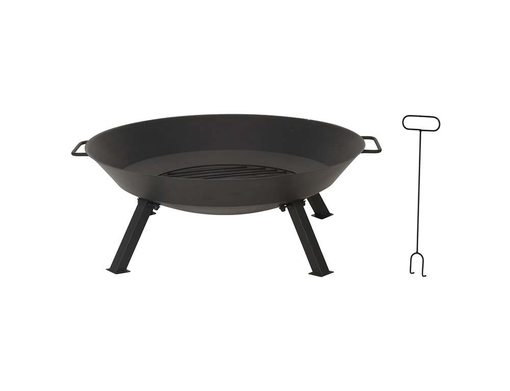 ΤΖΑΚΙΑ ΚΑΙ ΕΣΤΊΕΣ ΦΩΤΙΆΣ ΒΕΡΆΝΤΑΣ - ΚΉΠΟΥ FIRE BOWL 4 LEGS DIAMETER 76CMFB8200910  